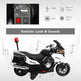 2026 24V Police 2 Seater Motorcycle with Rubber Tires 