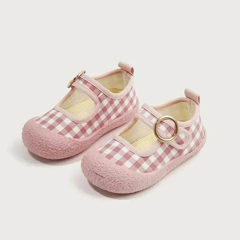 Kindergarten Canvas Shoes Indoor New Soft Bottom Non-slip Shallow Mouth - EX-STOCK Canada