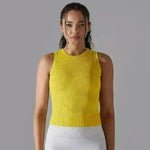 Knitted Solid Color Thread Mid-length Yoga Clothing Top Women - EX-STOCK CANADA