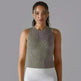 Knitted Solid Color Thread Mid-length Yoga Clothing Top Women - EX-STOCK CANADA