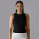Knitted Solid Color Thread Mid-length Yoga Clothing Top Women - EX-STOCK CANADA