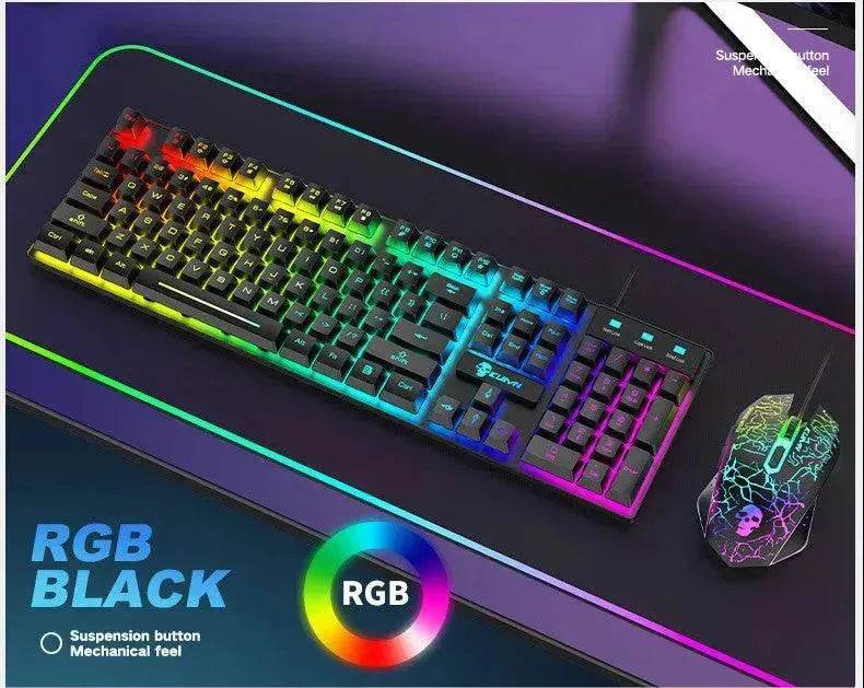 Kuiying T6RGB Luminous Keyboard And Mouse Set - EX-STOCK Canada