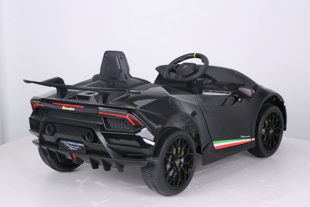 2026 12V Lamborghini Huracan DELUXE Kids Electric Ride On Car with Remote Control 