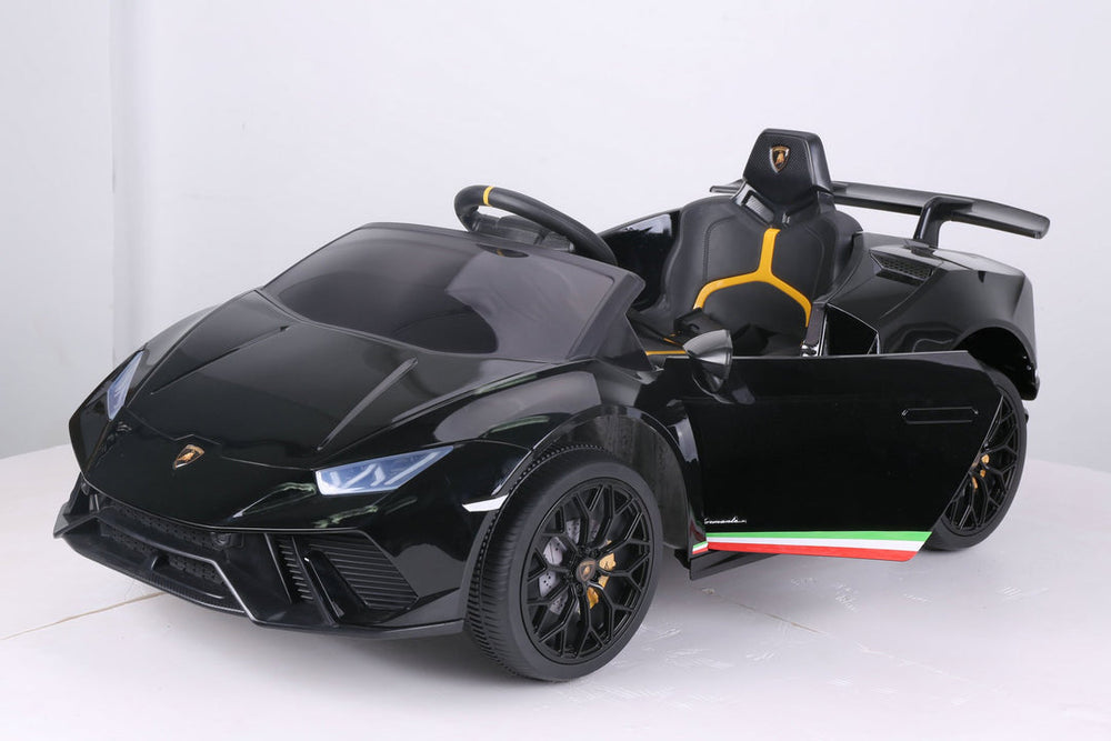 2026 12V Lamborghini Huracan DELUXE Kids Electric Ride On Car with Remote Control 