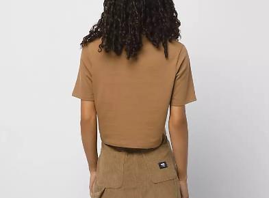 Vans Flying V Crop Crew - Camiseta de manga corta recortada para mujer - EX-STOCK Canada