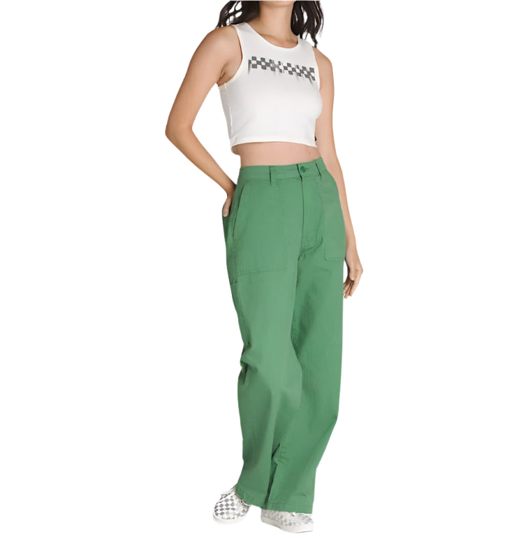 Vans Check Wash - Womens Cropped Tank - EX-STOCK Canada