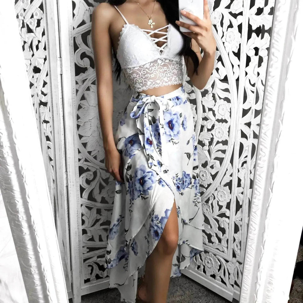 Lace straps wrapped chest shaping lingerie - EX-STOCK Canada