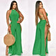 Lace-up Back Jumpsuit Split Leg Casual Trousers Women - EX-STOCK CANADA