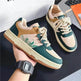 Lace-up Casual Shoes Men Soft Thick Sole Fashion Comfortable Breathable Flats Sneakers Student Platform Outdoor Walking Shoes - EX-STOCK Canada