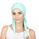 Ladies Arab Baotou Solid Color Pullover Tail Hat - EX-STOCK CANADA
