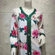 Ladies Middle East Arabian V-Neck Floral Robe - EX-STOCK CANADA