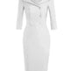 Ladies retro sweetheart collar casual wine dance dress foreign trade wide collar pencil skirt - EX-STOCK CANADA