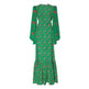 Lady Sexy V-neck Digital Printing Dress - EX-STOCK CANADA