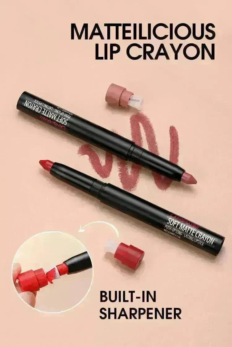 Langmanni Makeup Lipstick Set Of Six Matte Matte Lipsticks Lip Gloss Set - EX-STOCK CANADA