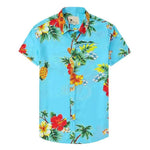 Lapel Print Thin Hawaiian Printed Shirt Men - EX-STOCK Canada