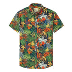 Lapel Print Thin Hawaiian Printed Shirt Men - EX-STOCK Canada