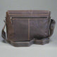 Greenwood Leather Laptop Bag. Premium Waxed Pull-Up Leather Messenger Bag 