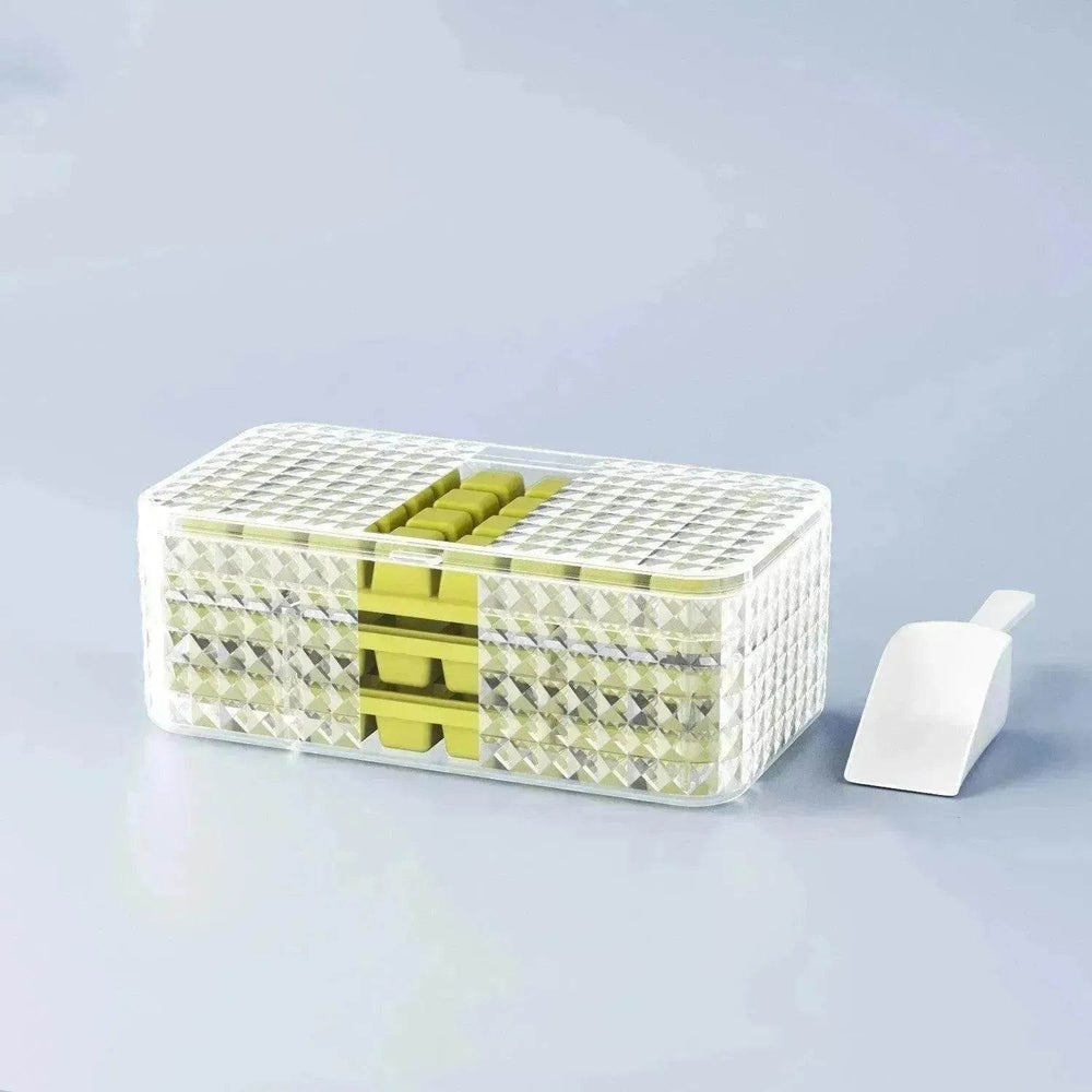 Large New Silicone Square Ice Mold Ice Cube Trays Lid Mold Storage Box Creative Tool Ice Cube Maker Cool Drinks Kitchen Bar - EX-STOCK Canada