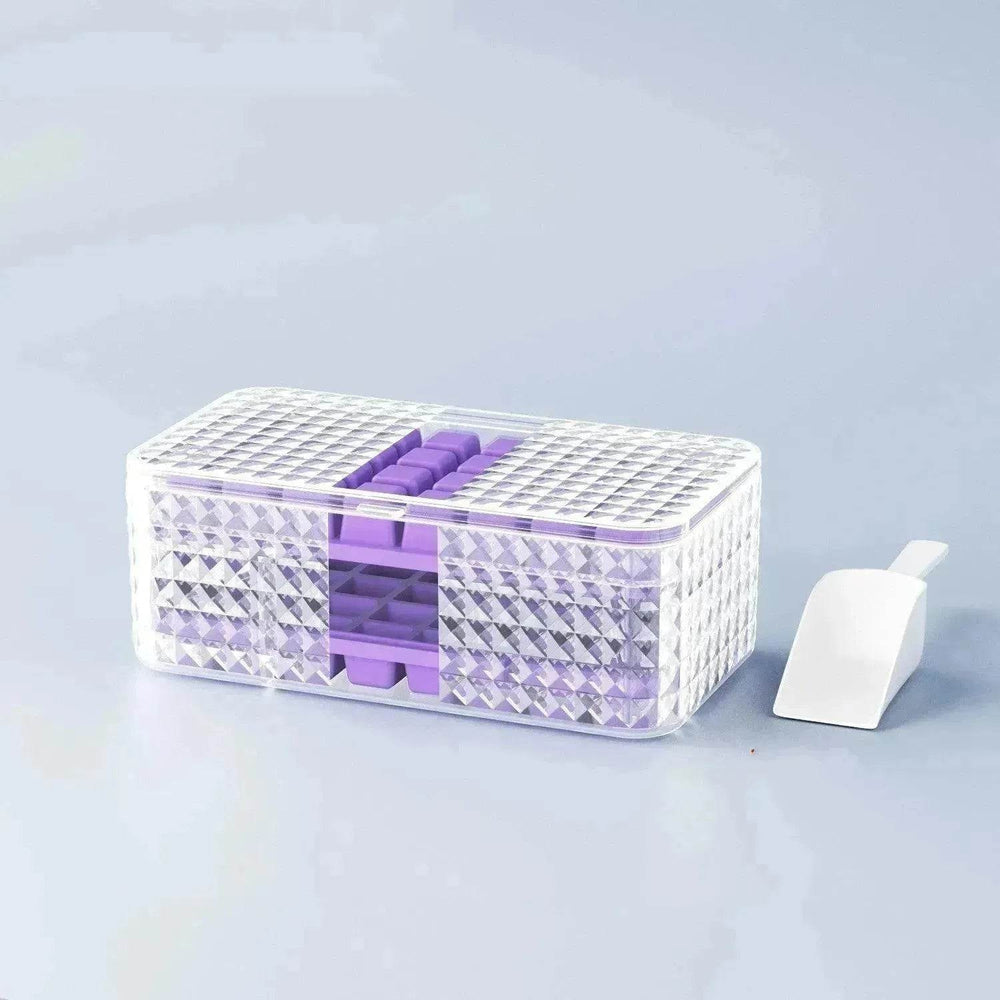 Large New Silicone Square Ice Mold Ice Cube Trays Lid Mold Storage Box Creative Tool Ice Cube Maker Cool Drinks Kitchen Bar - EX-STOCK Canada