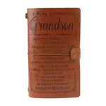 Leather Hand Ledger Business Note Hand Ledger - EX-STOCK CANADA