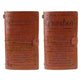 Leather Hand Ledger Business Note Hand Ledger - EX-STOCK CANADA
