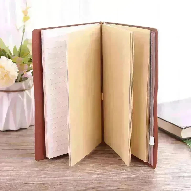 Leather Hand Ledger Business Note Hand Ledger - EX-STOCK CANADA