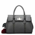 Leather handbags lychee pattern handbag - EX-STOCK Canada
