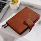 Leather Notebook Lychee Pattern Head Layer Cowhide A6 Loose-Leaf Diary - EX-STOCK CANADA