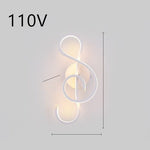 led wall lamp nordic minimalist bedroom bedside lamp EX-STOCK Canada 