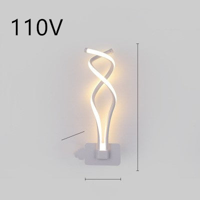 led wall lamp nordic minimalist bedroom bedside lamp EX-STOCK Canada 