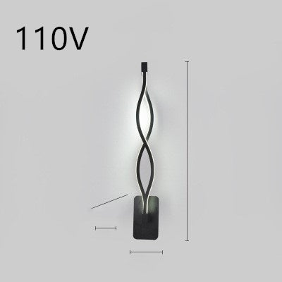 led wall lamp nordic minimalist bedroom bedside lamp EX-STOCK Canada 