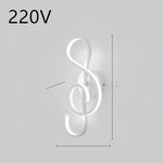 led wall lamp nordic minimalist bedroom bedside lamp EX-STOCK Canada 