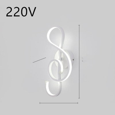 led wall lamp nordic minimalist bedroom bedside lamp EX-STOCK Canada 