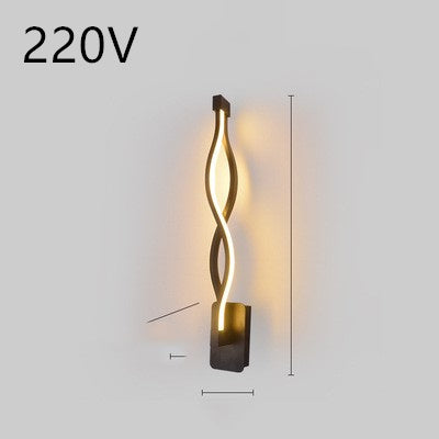 led wall lamp nordic minimalist bedroom bedside lamp EX-STOCK Canada 