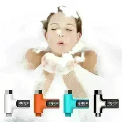 LED Water Temperature Gauge Visible Shower Temperature Meter Child Temperature Control Shower Thermometer - EX-STOCK CANADA
