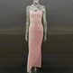 Light Diamond Sexy Suspender Mermaid Dress Gown - EX-STOCK CANADA
