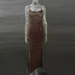 Light Diamond Sexy Suspender Mermaid Dress Gown - EX-STOCK CANADA