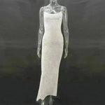 Light Diamond Sexy Suspender Mermaid Dress Gown - EX-STOCK CANADA