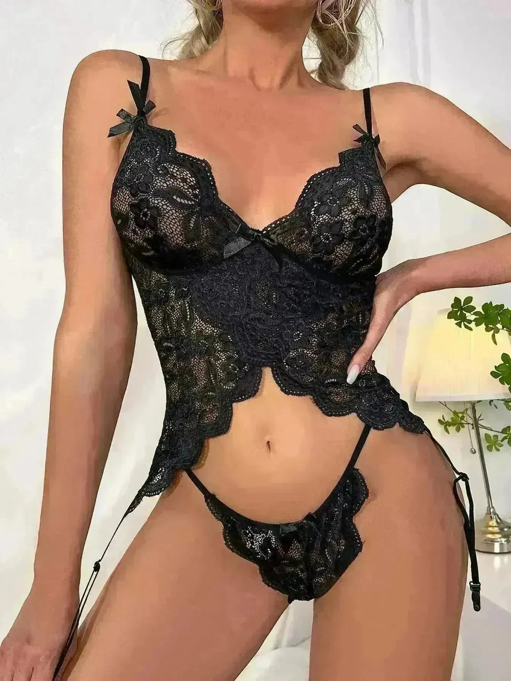 Lingerie Lace On-piece - EX-STOCK CANADA