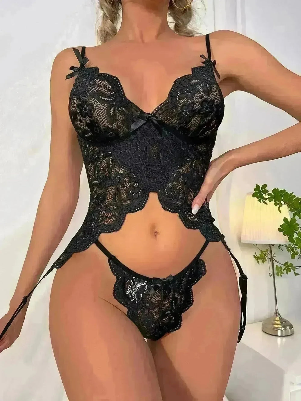 Lingerie Lace On-piece - EX-STOCK CANADA