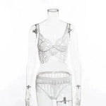 Lingerie Lace Split Underwear Set - EX-STOCK Canada