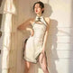 Lingerie Ladies Long Cheongsam - EX-STOCK CANADA