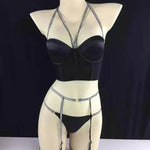 Lingerie Three-point Garter Set - EX-STOCK Canada