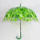 Long Handle Transparent Umbrella Painted Umbrella Maple Leaf Umbrella - EX-STOCK Canada