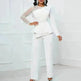 Long Sleeve Mesh Splicing Beads Banquet Plus Size Jumpsuit - EX-STOCK CANADA