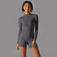 Long Sleeve One-piece Dance Fitness Sports Jumpsuit - EX-STOCK CANADA