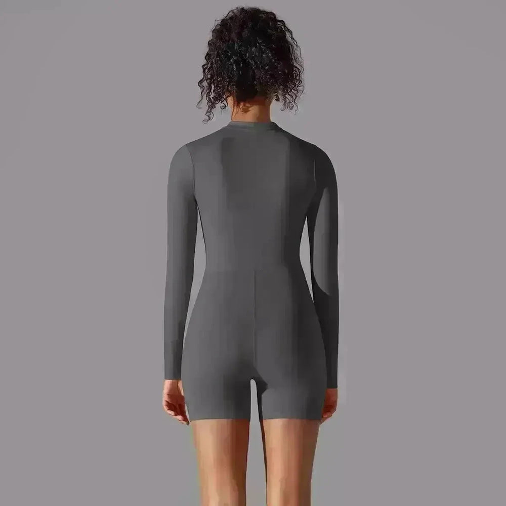 Long Sleeve One-piece Dance Fitness Sports Jumpsuit - EX-STOCK CANADA