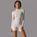 Long Sleeve One-piece Dance Fitness Sports Jumpsuit - EX-STOCK CANADA
