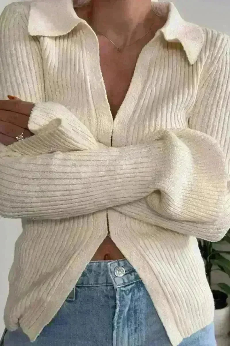 Long Sleeve Top Bell Sleeve Bottoming Casual Street - EX-STOCK CANADA