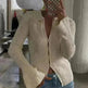 Long Sleeve Top Bell Sleeve Bottoming Casual Street - EX-STOCK CANADA